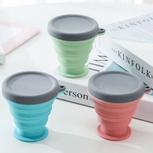 Silicone Folding Coffee Cup - Red