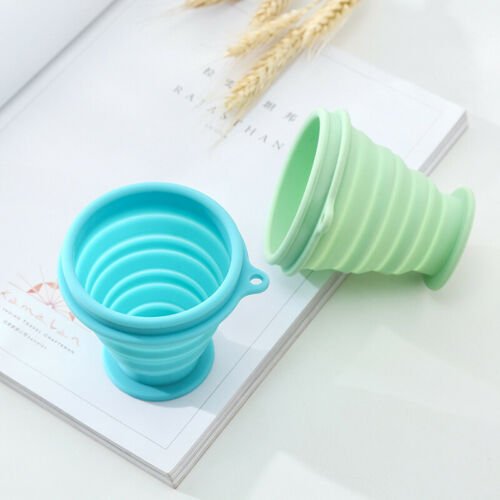 Silicone Folding Coffee Cup with beverages