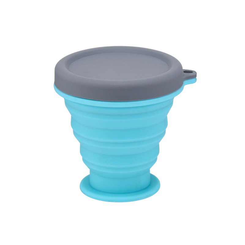 Silicone Folding Coffee Cup in bag